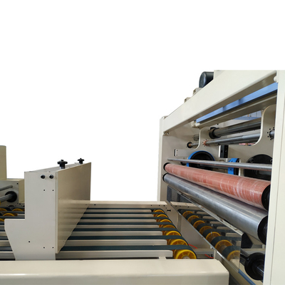 โรตารีเฟล็กโซโฟลเดอร์ Gluer Slotter ความเร็วสูงแบบอินไลน์พร้อมไดคัตเตอร์